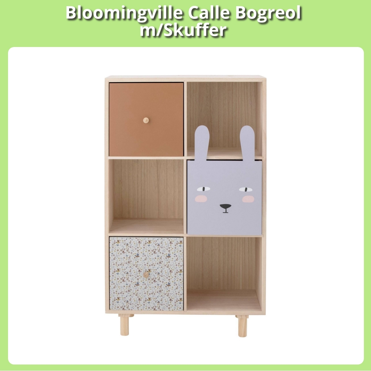 Anmeldelse af Bloomingville Calle Bogreol m/Skuffer