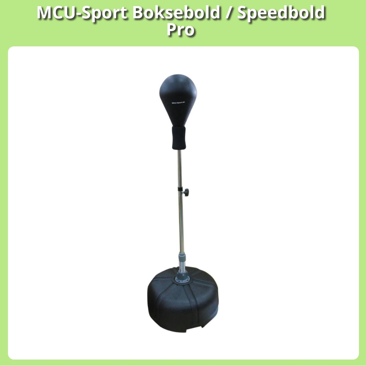 Anmeldelse af MCU-Sport Boksebold / Speedbold Pro