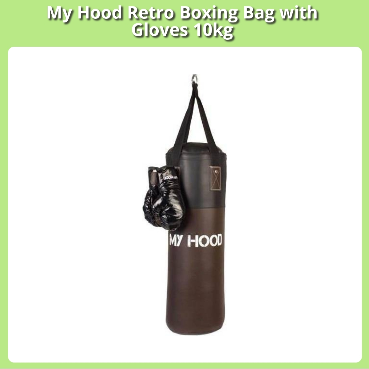 Anmeldelse af My Hood Retro Boxing Bag with Gloves 10kg