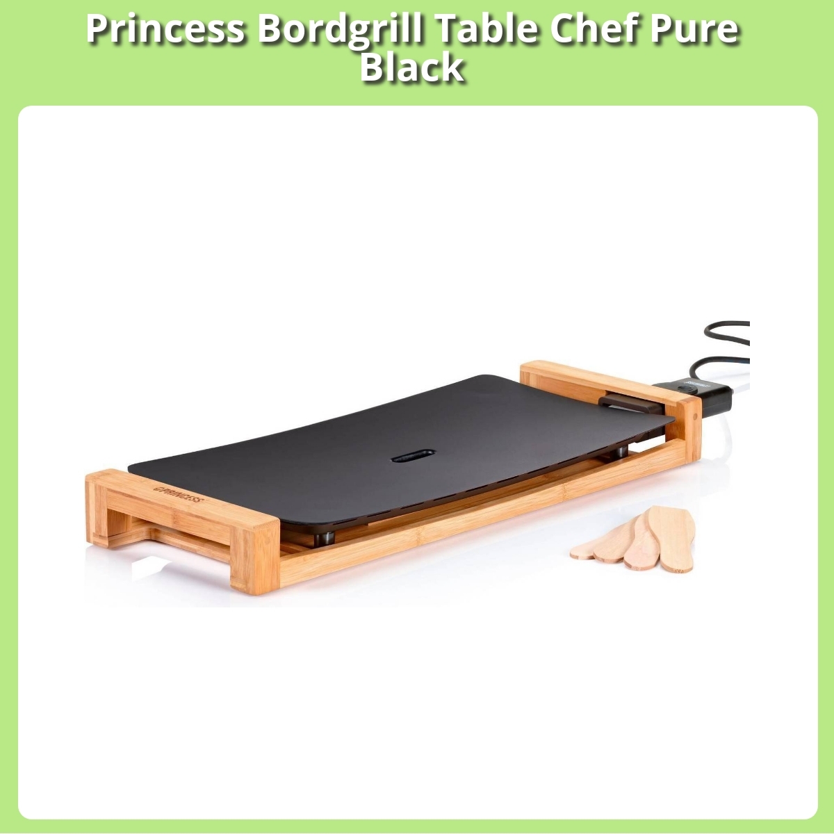 Anmeldelse af Princess Bordgrill Table Chef Pure Black
