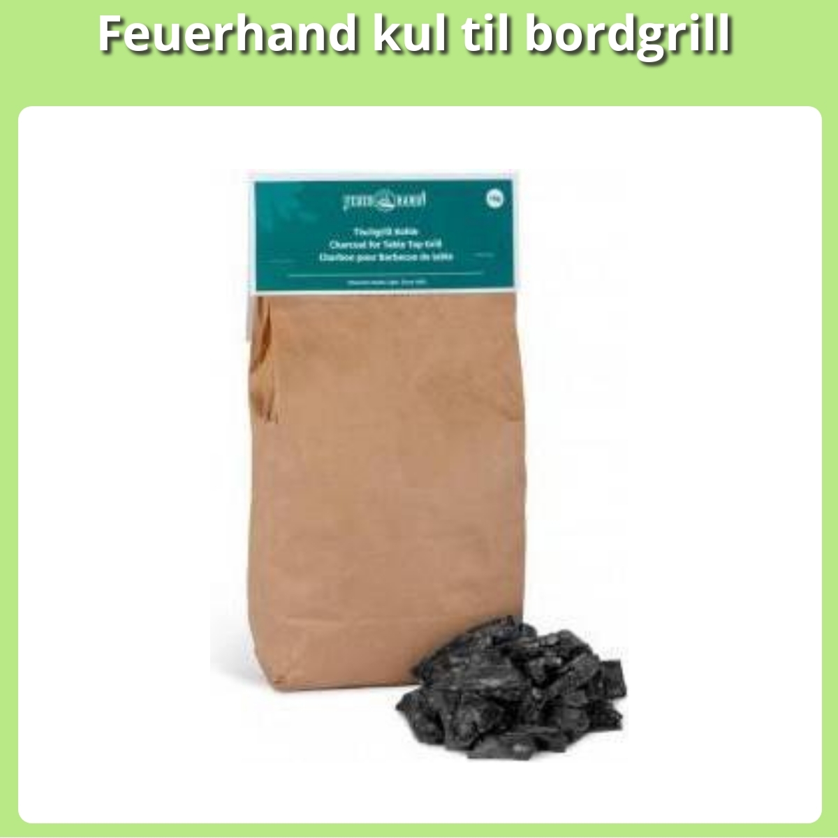 Anmeldelse af Feuerhand kul til bordgrill