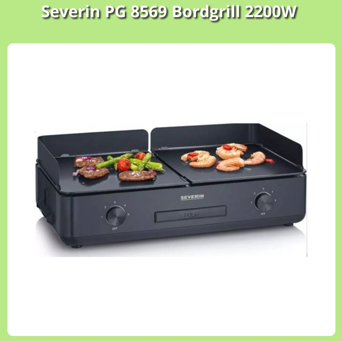 Anmeldelse af Severin PG 8569 Bordgrill 2200W