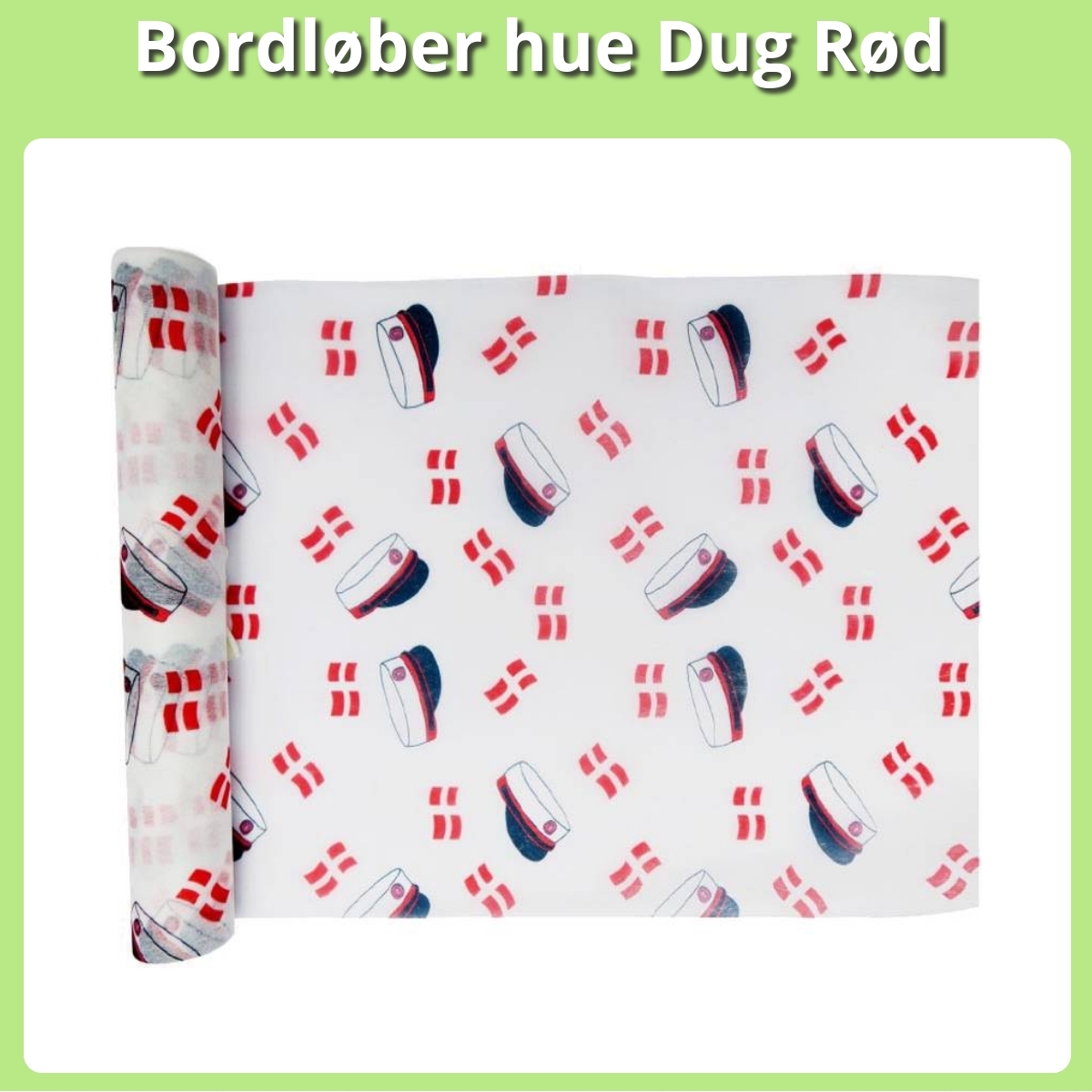 Anmeldelse af Bordløber hue Dug Rød