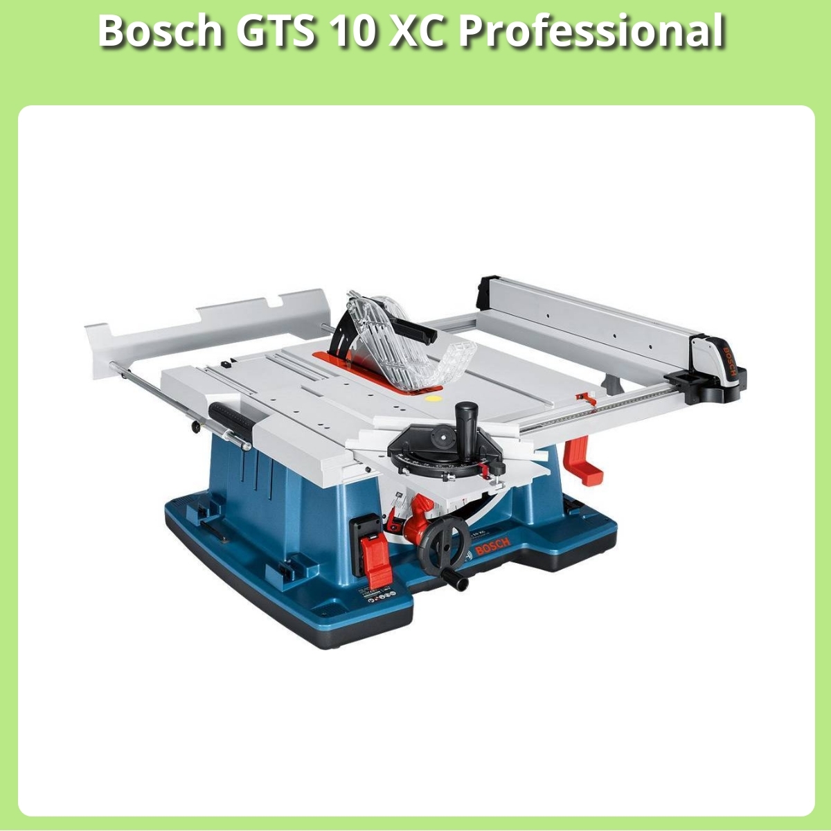 Anmeldelse af Bosch GTS 10 XC Professional