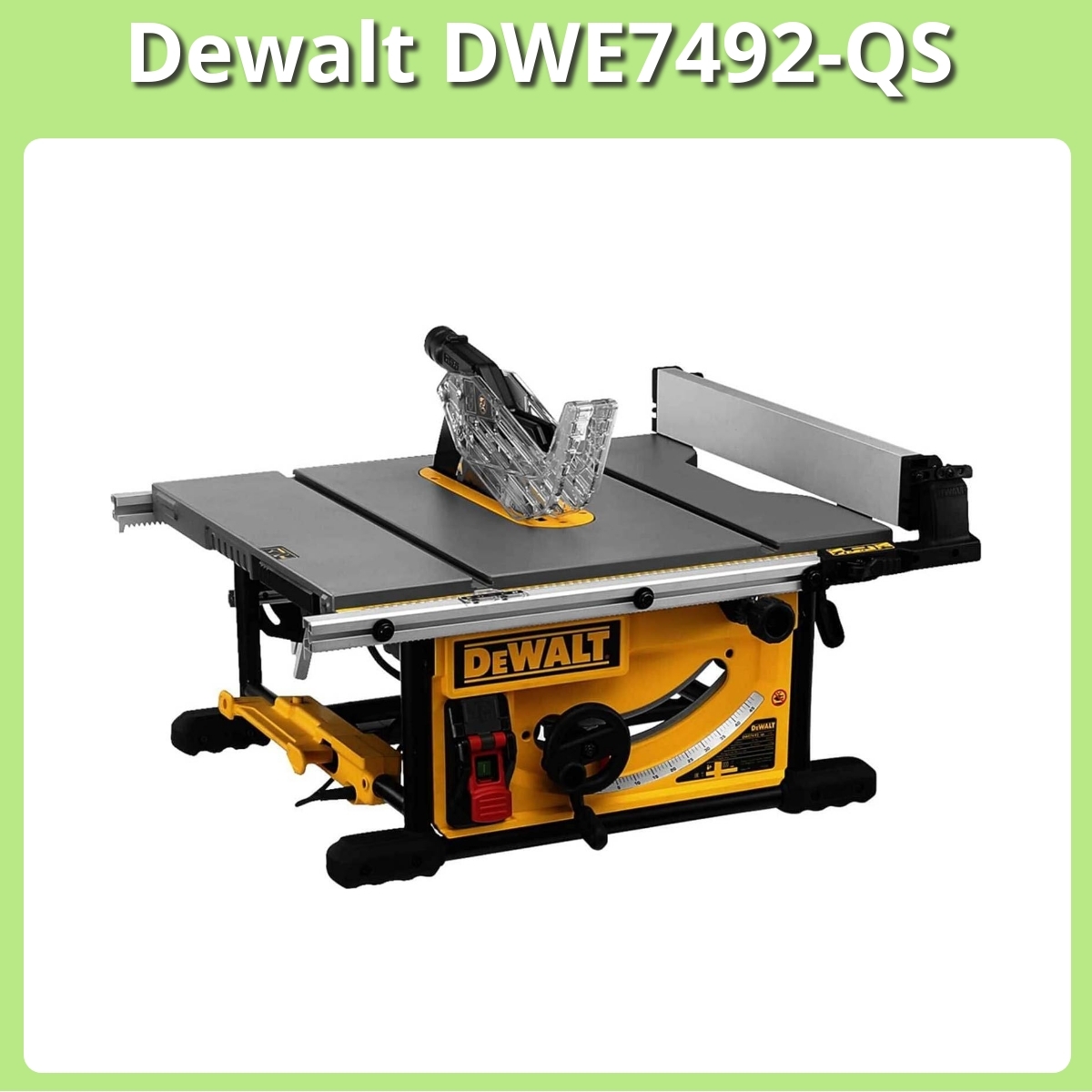 Anmeldelse af Dewalt DWE7492-QS