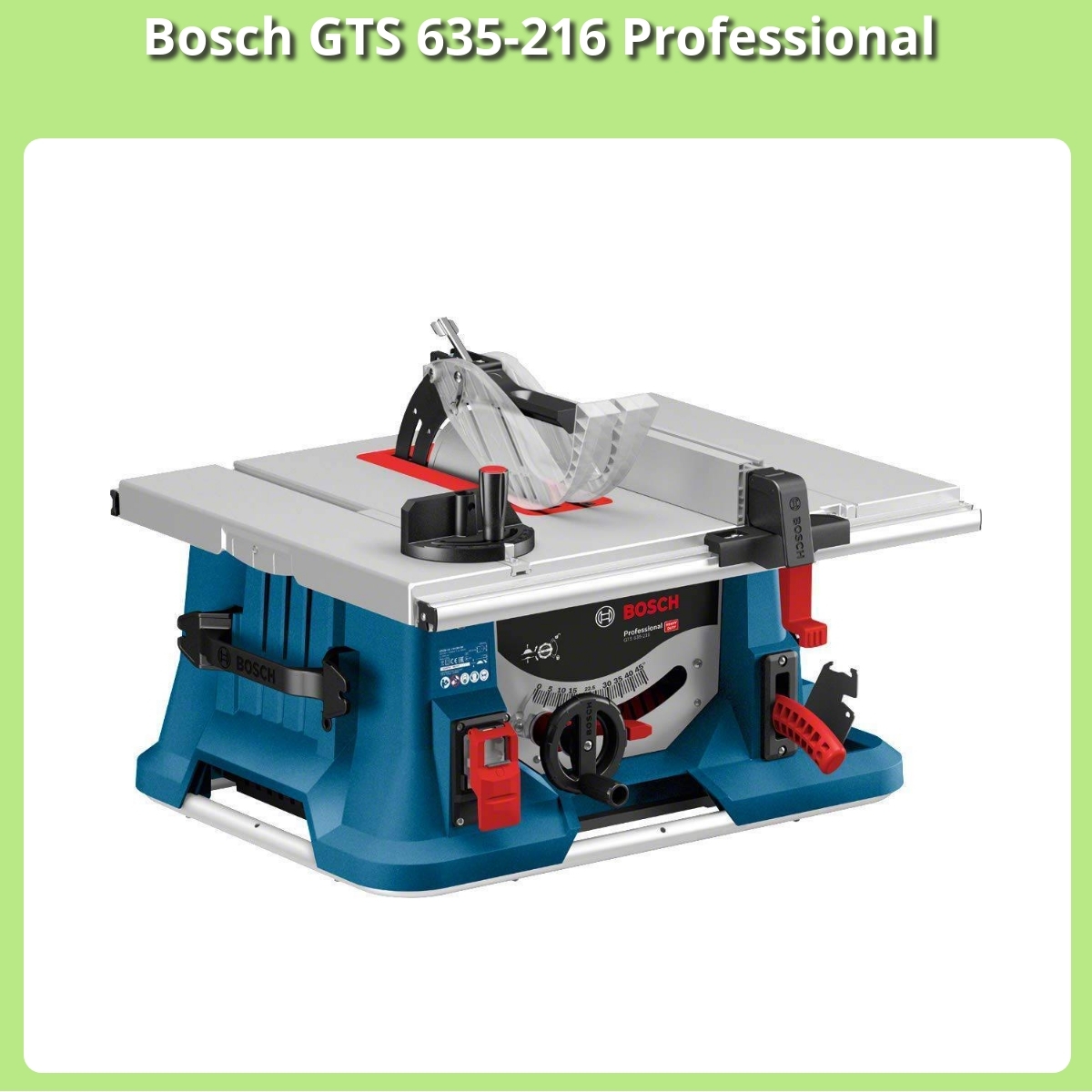 Anmeldelse af Bosch GTS 635-216 Professional