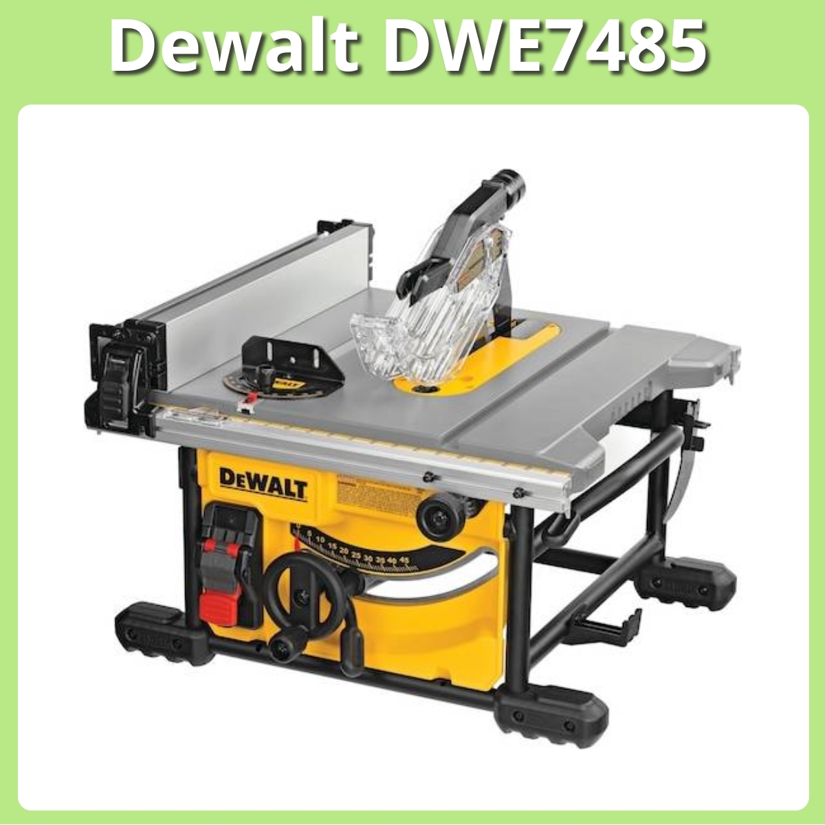 Anmeldelse af Dewalt DWE7485