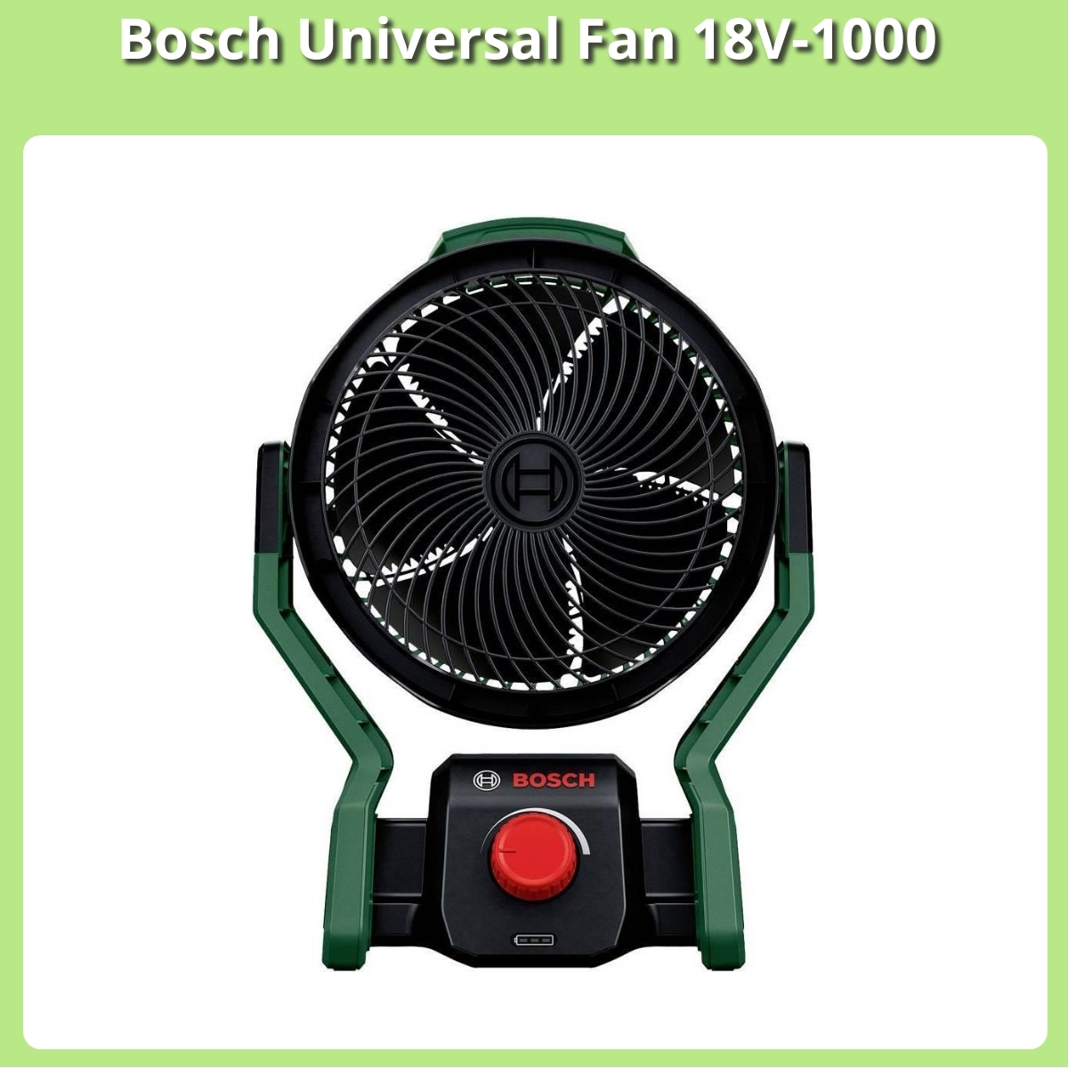 Anmeldelse af Bosch Universal Fan 18V-1000