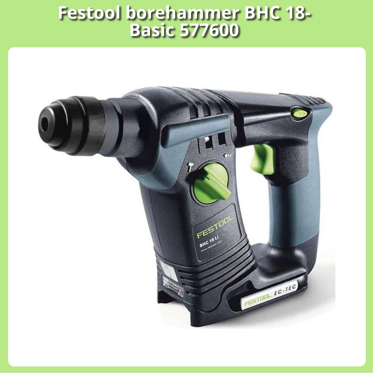 Anmeldelse af Festool borehammer BHC 18-Basic 577600