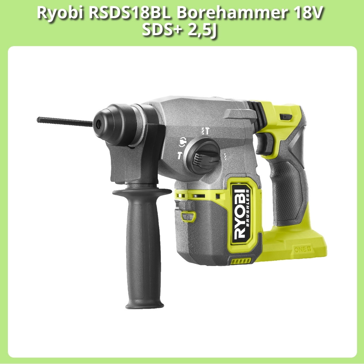 Anmeldelse af Ryobi RSDS18BL Borehammer 18V SDS+ 2,5J