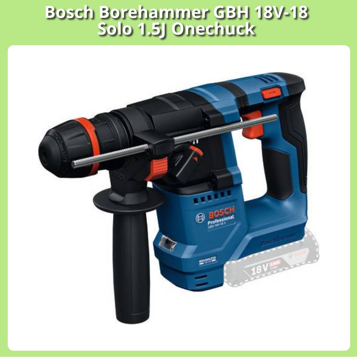 Anmeldelse af Bosch Borehammer GBH 18V-18 Solo 1.5J Onechuck