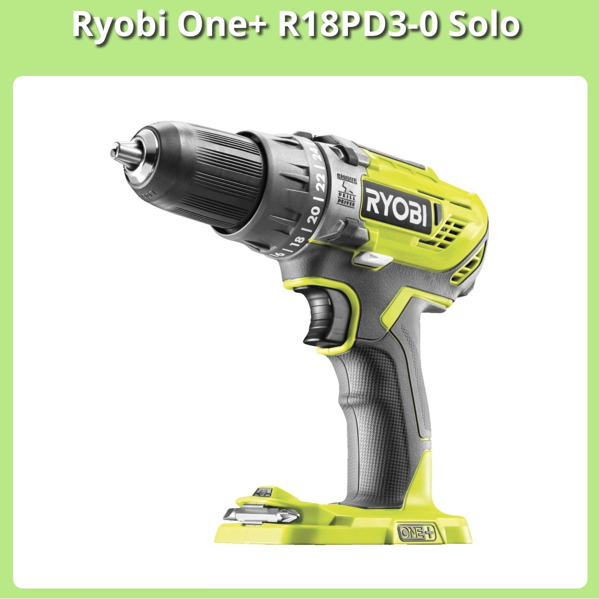 Anmeldelse af Ryobi One+ R18PD3-0 Solo