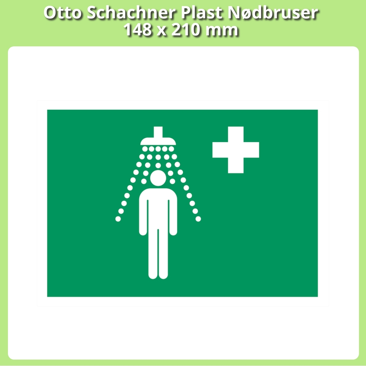 Anmeldelse af Otto Schachner Plast Nødbruser 148 x 210 mm