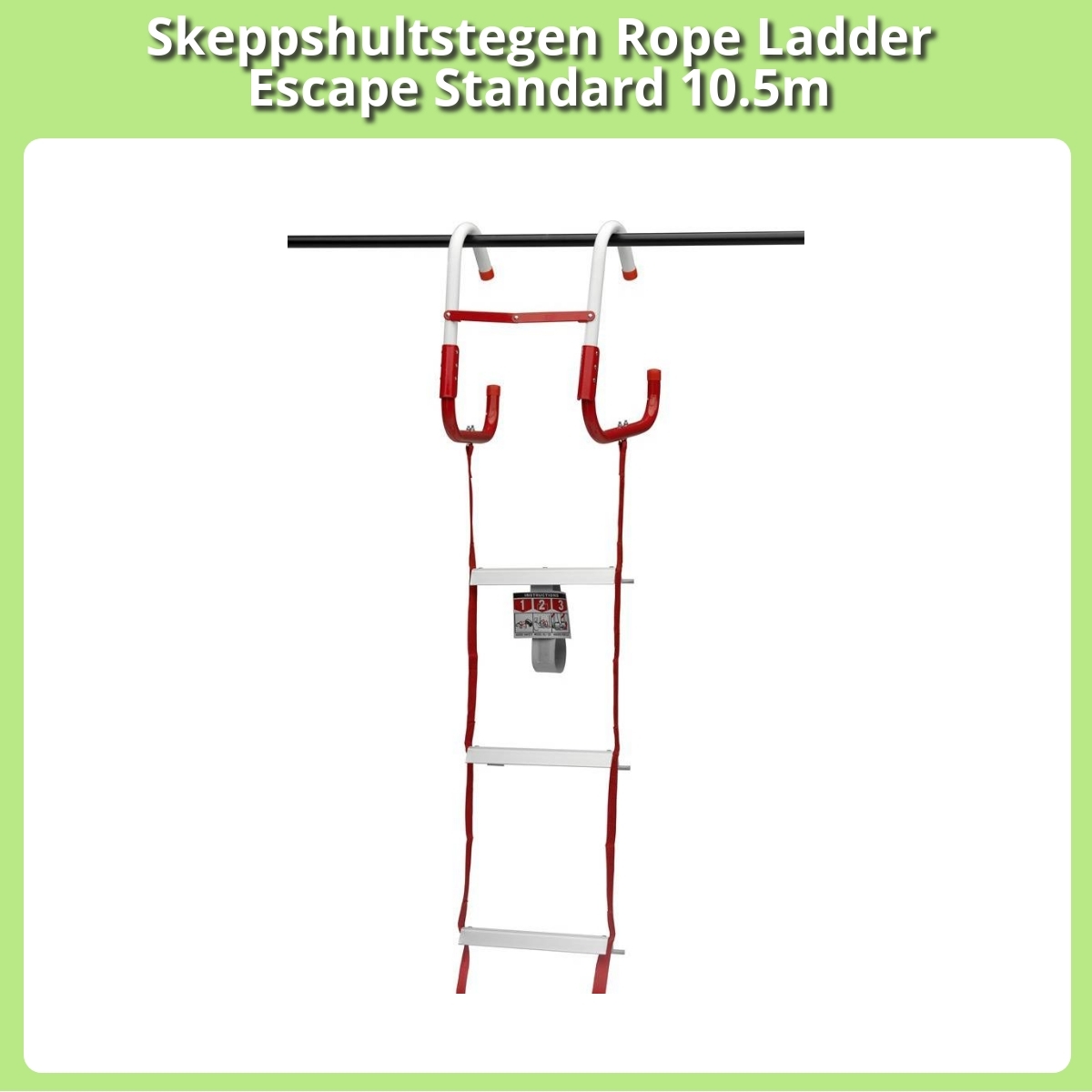 Anmeldelse af Skeppshultstegen Rope Ladder Escape Standard 10.5m
