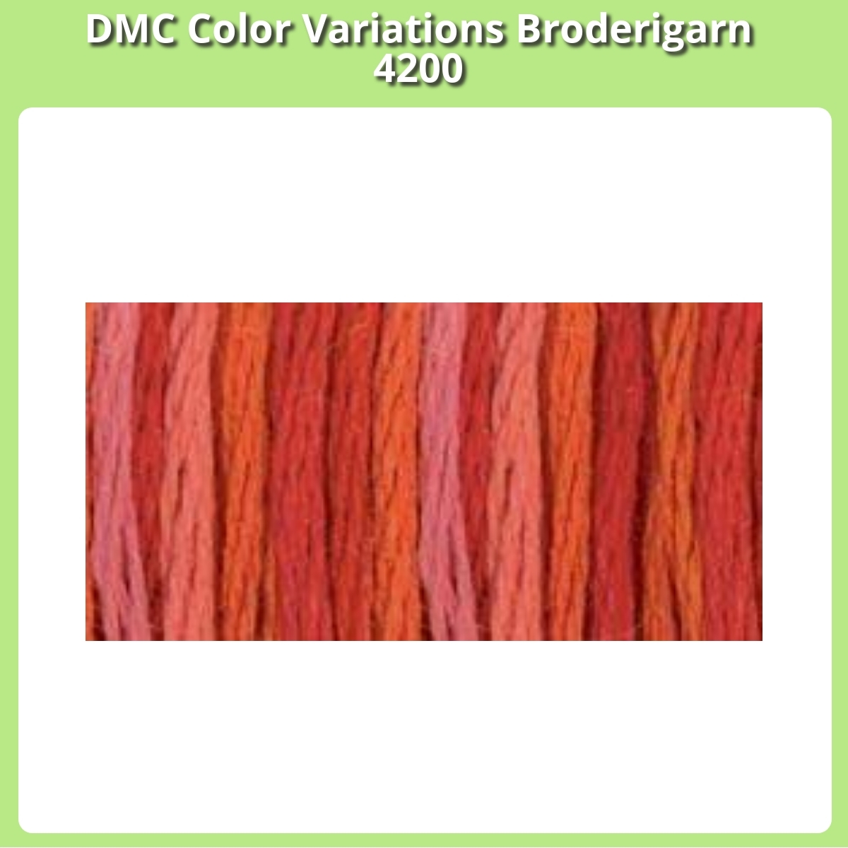 Anmeldelse af DMC Color Variations Broderigarn 4200