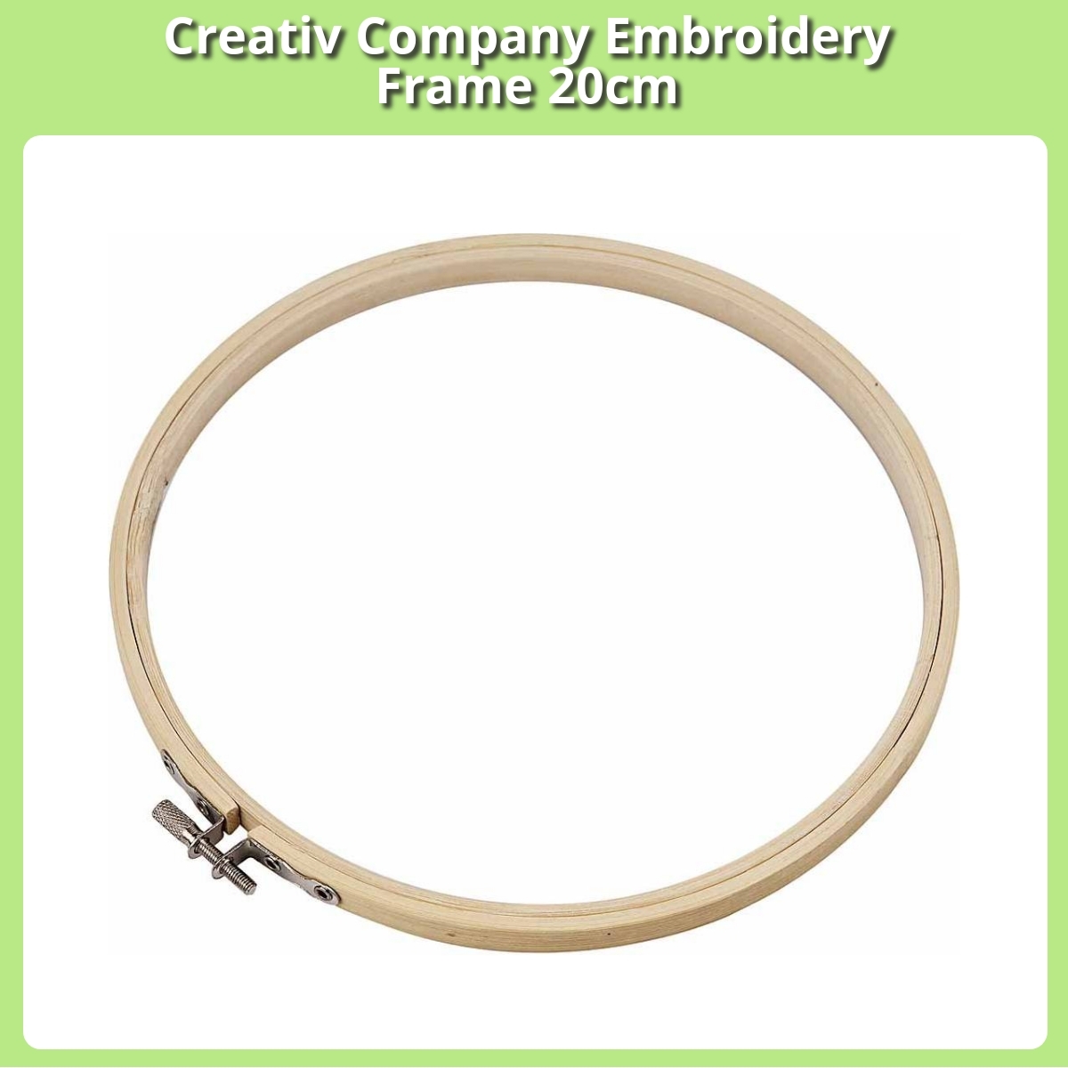 Anmeldelse af Creativ Company Embroidery Frame 20cm