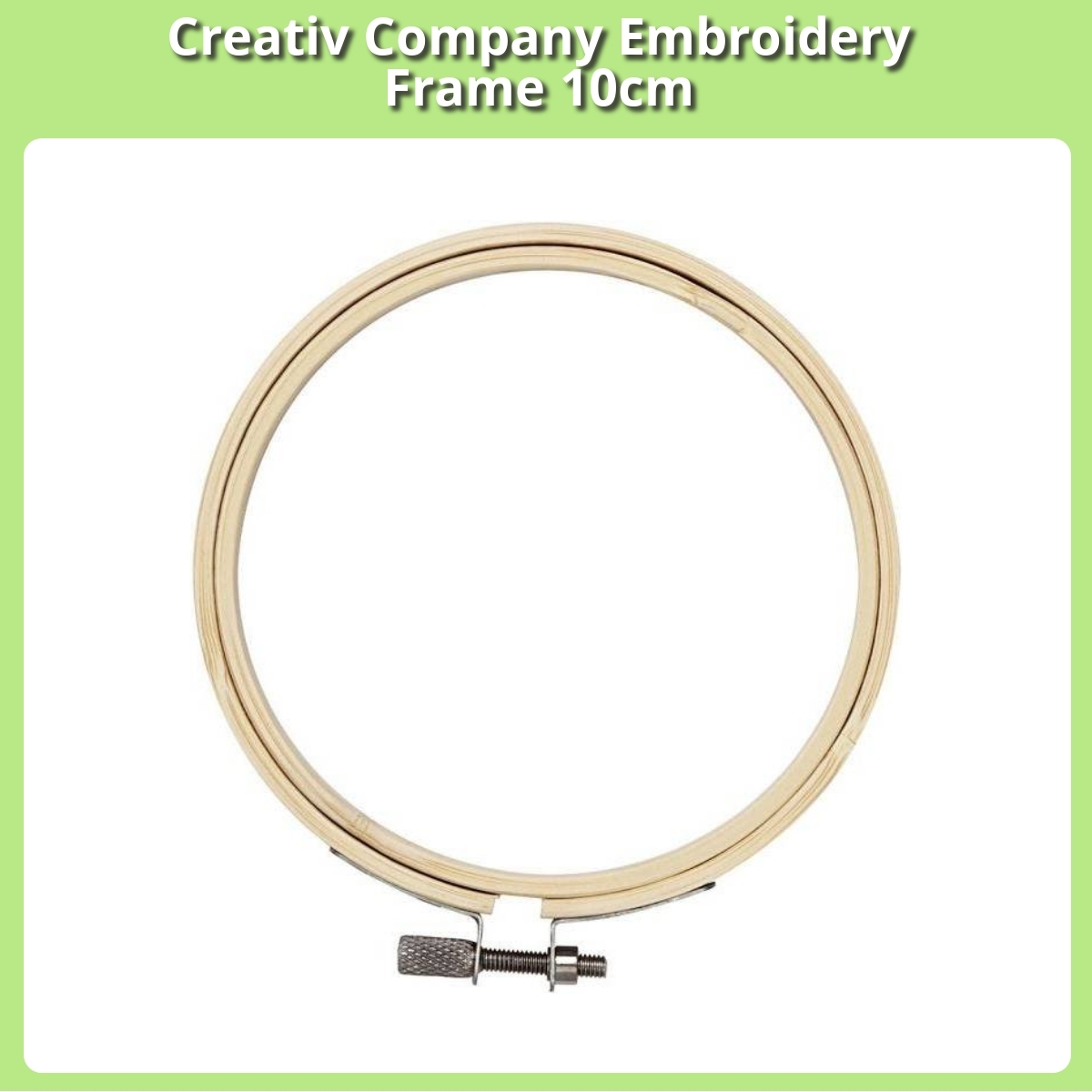 Anmeldelse af Creativ Company Embroidery Frame 10cm