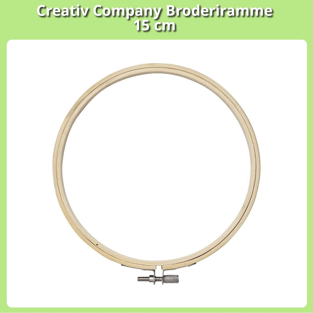 Anmeldelse af Creativ Company Broderiramme 15 cm
