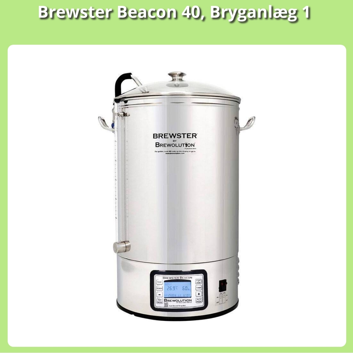 Anmeldelse af Brewster Beacon 40, Bryganlæg 1