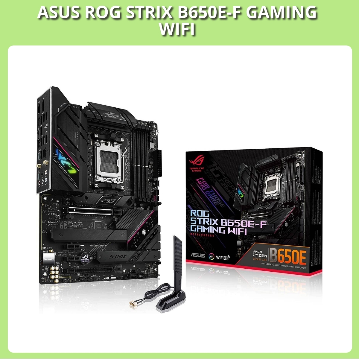 Anmeldelse af ASUS ROG STRIX B650E-F GAMING WIFI