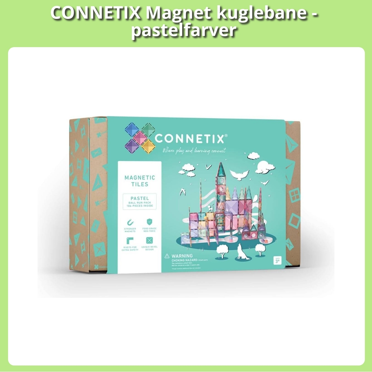 Anmeldelse af CONNETIX Magnet kuglebane - pastelfarver