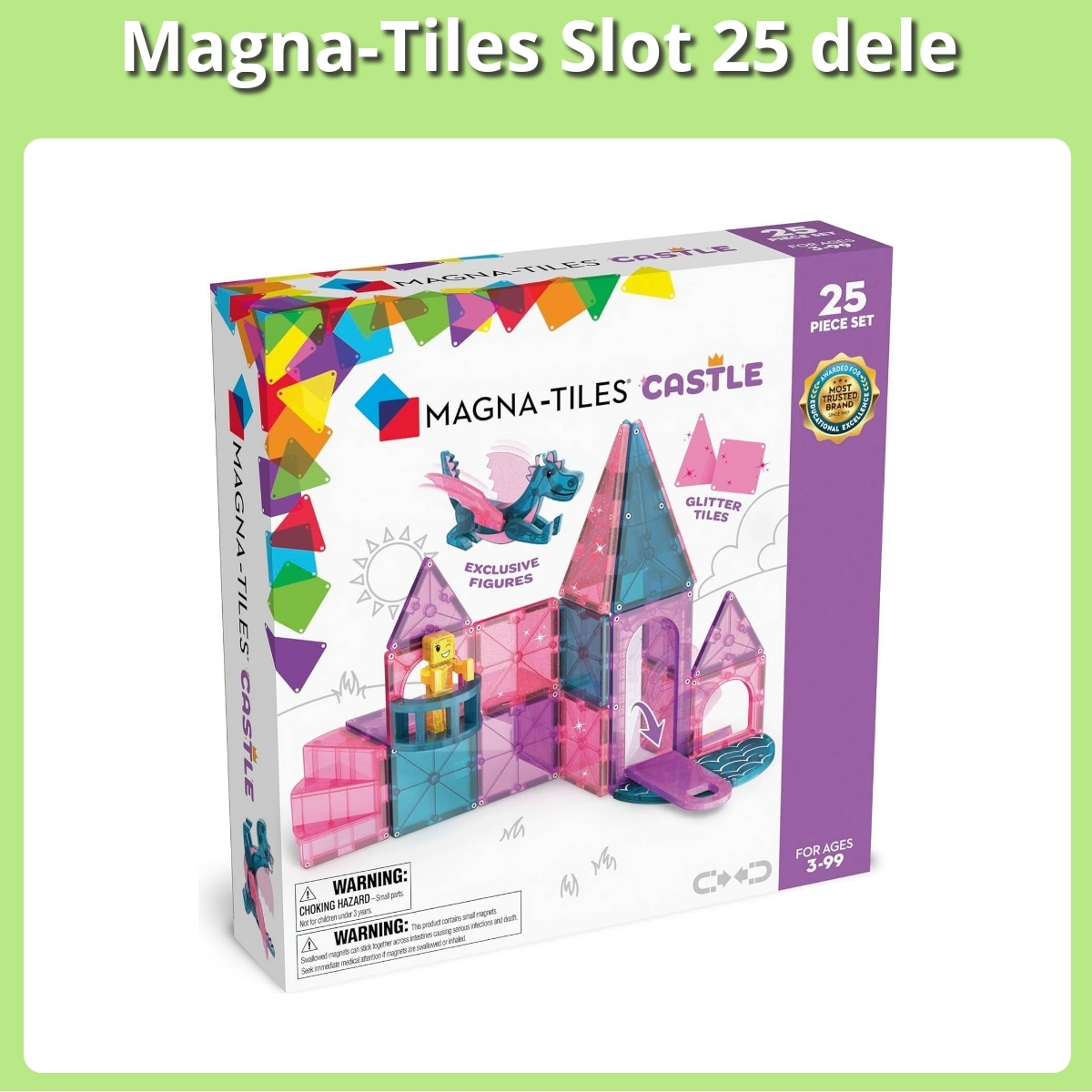 Anmeldelse af Magna-Tiles Slot 25 dele