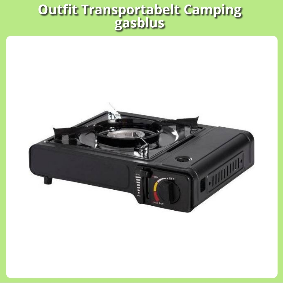 Anmeldelse af Outfit Transportabelt Camping gasblus