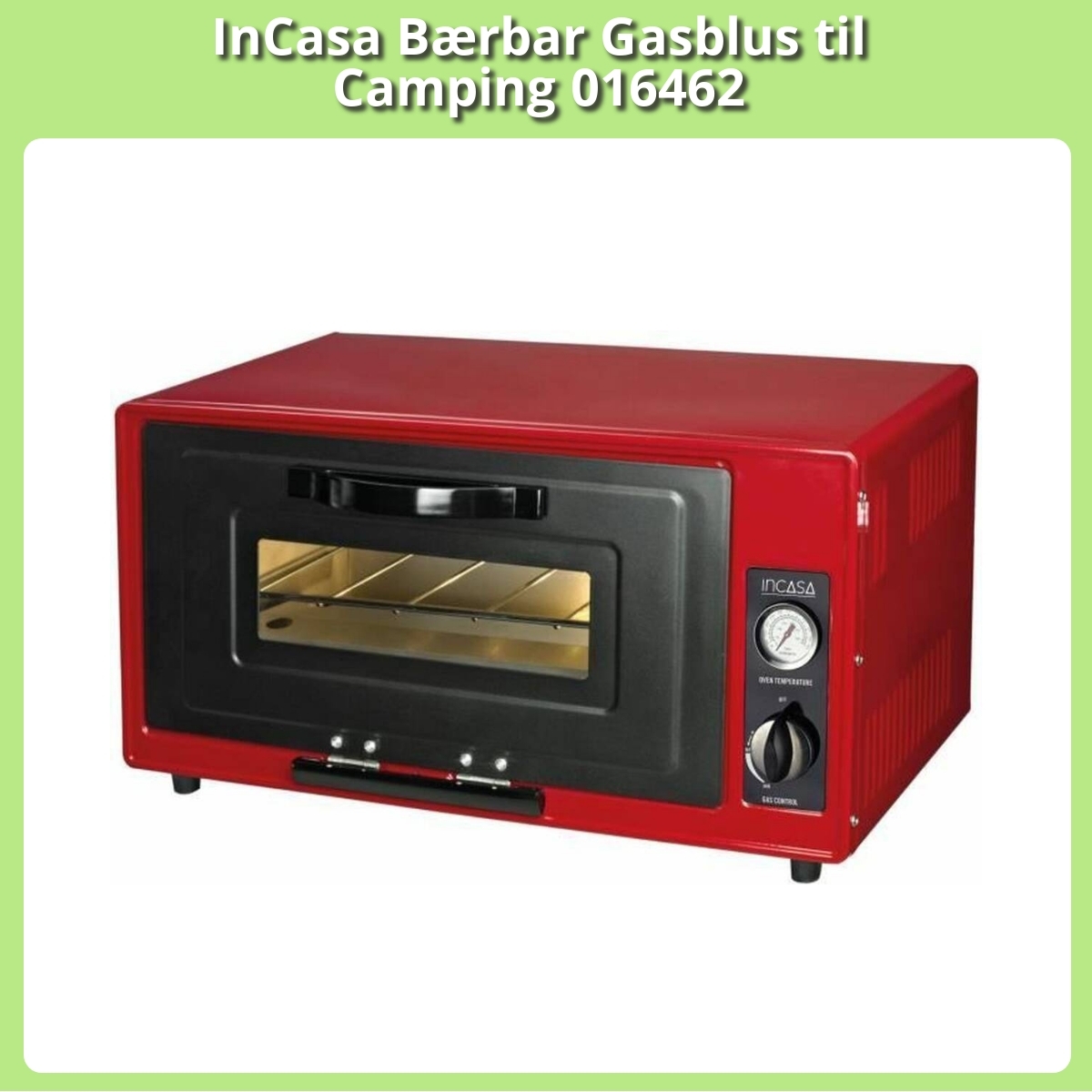 Anmeldelse af InCasa Bærbar Gasblus til Camping 016462