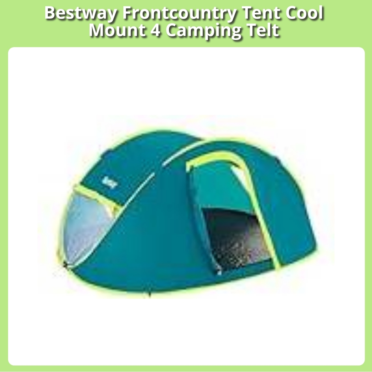 Anmeldelse af Bestway Frontcountry Tent Cool Mount 4 Camping Telt