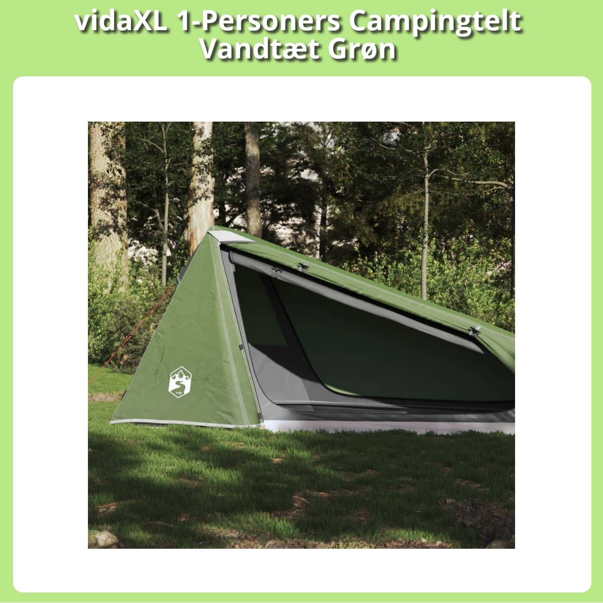 Anmeldelse af vidaXL 1-Personers Campingtelt Vandtæt Grøn