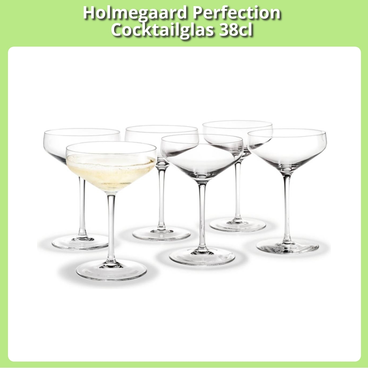 Anmeldelse af Holmegaard Perfection Cocktailglas 38cl