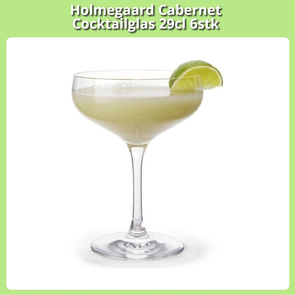 Anmeldelse af Holmegaard Cabernet Cocktailglas 29cl 6stk