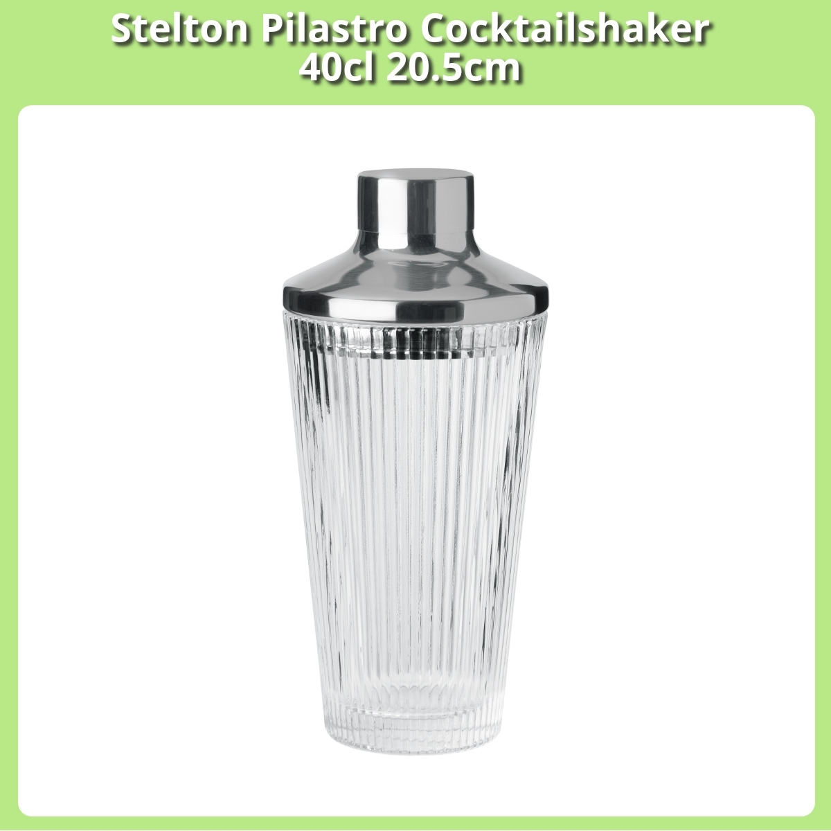 Anmeldelse af Stelton Pilastro Cocktailshaker 40cl 20.5cm