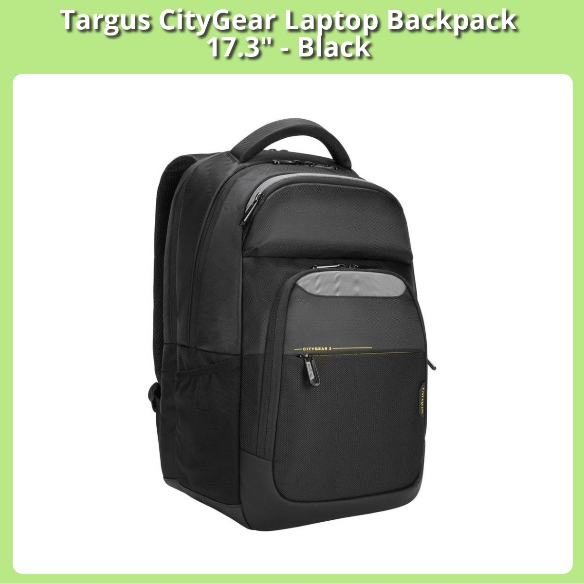 Anmeldelse af Targus CityGear Laptop Backpack 17.3
