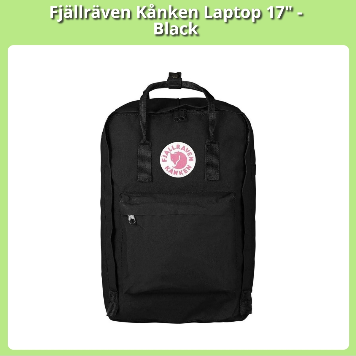 Anmeldelse af Fjällräven Kånken Laptop 17