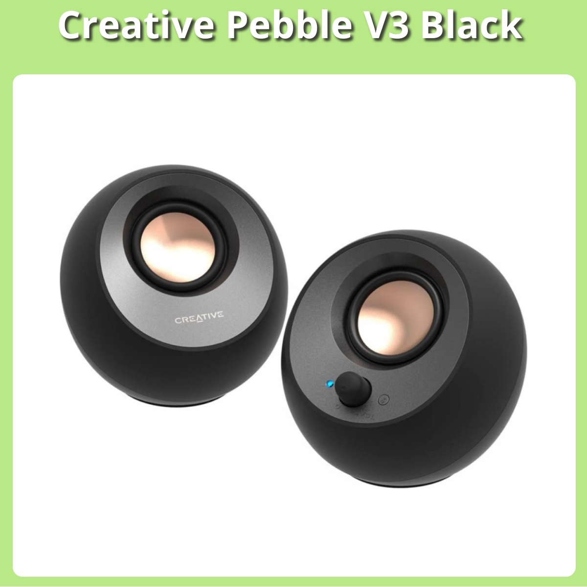 Anmeldelse af Creative Pebble V3 Black