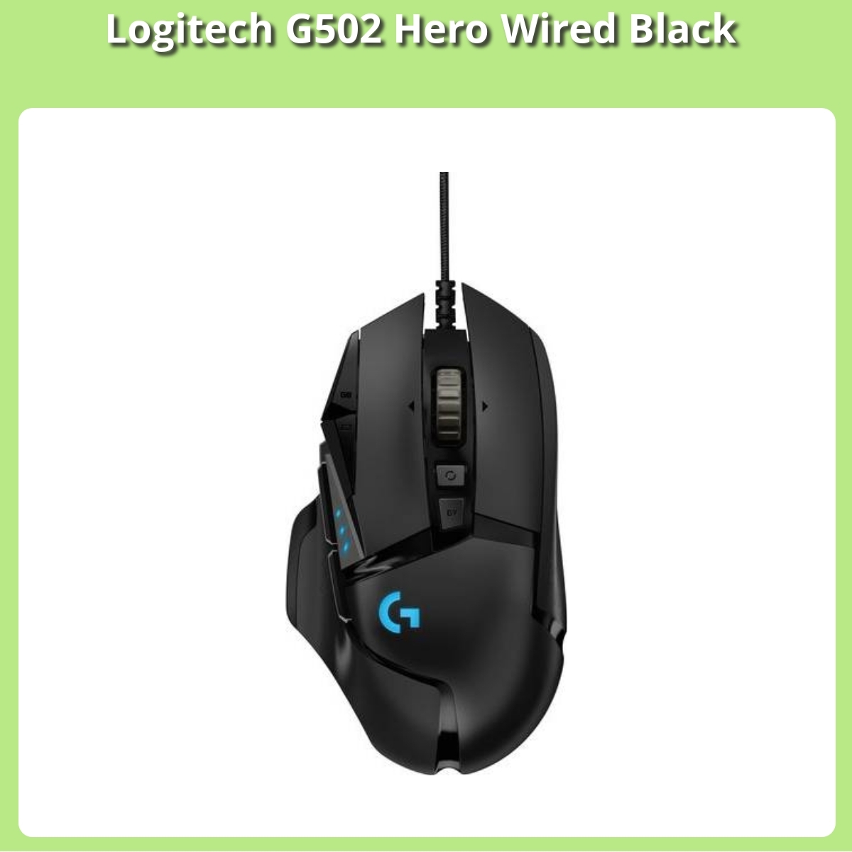 Anmeldelse af Logitech G502 Hero Wired Black
