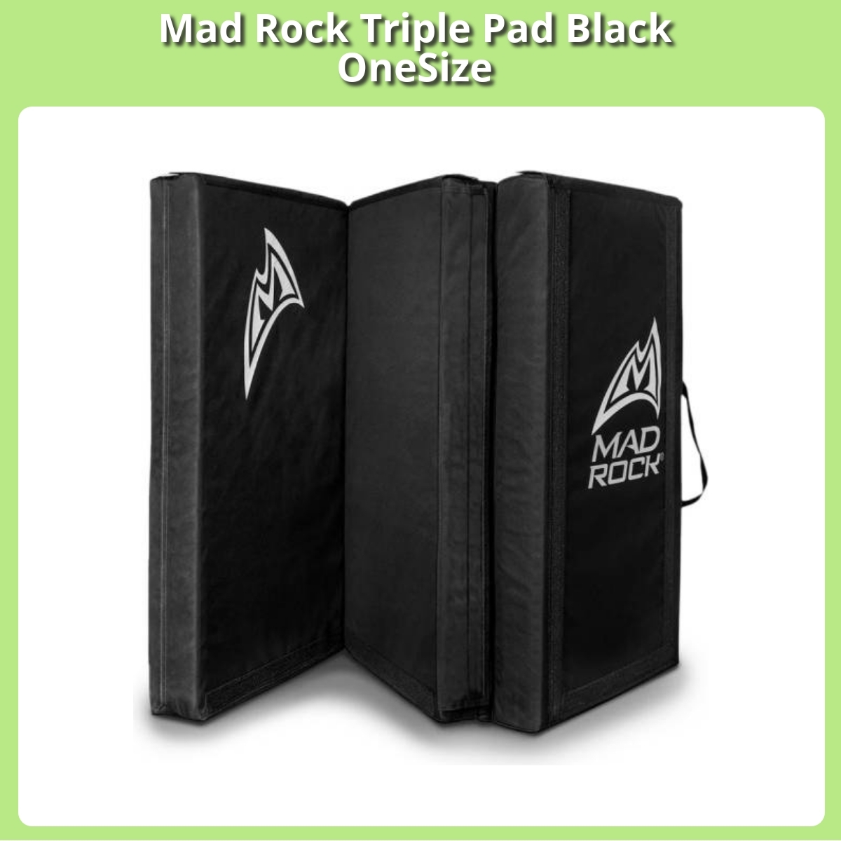 Anmeldelse af Mad Rock Triple Pad Black OneSize