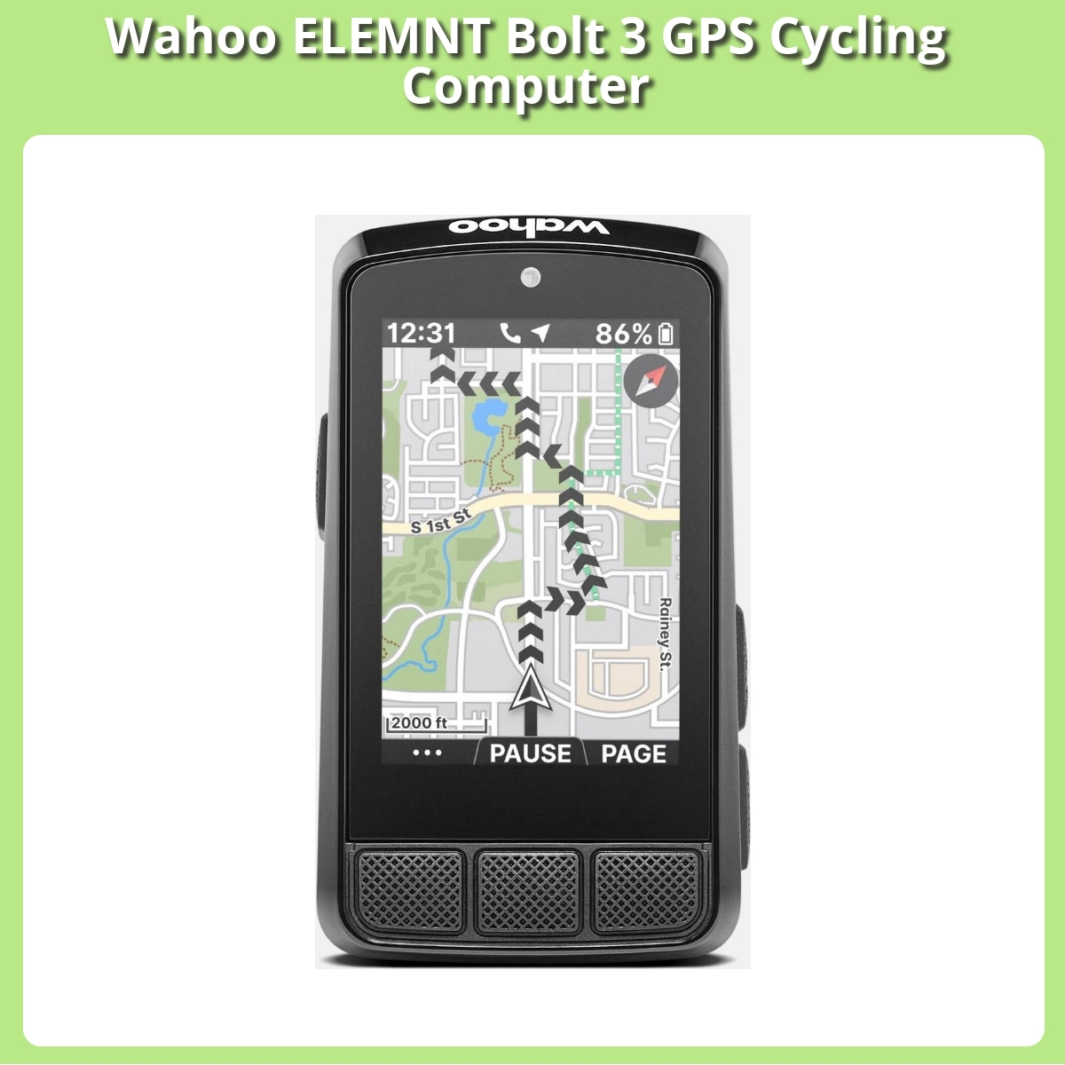 Anmeldelse af Wahoo ELEMNT Bolt 3 GPS Cycling Computer