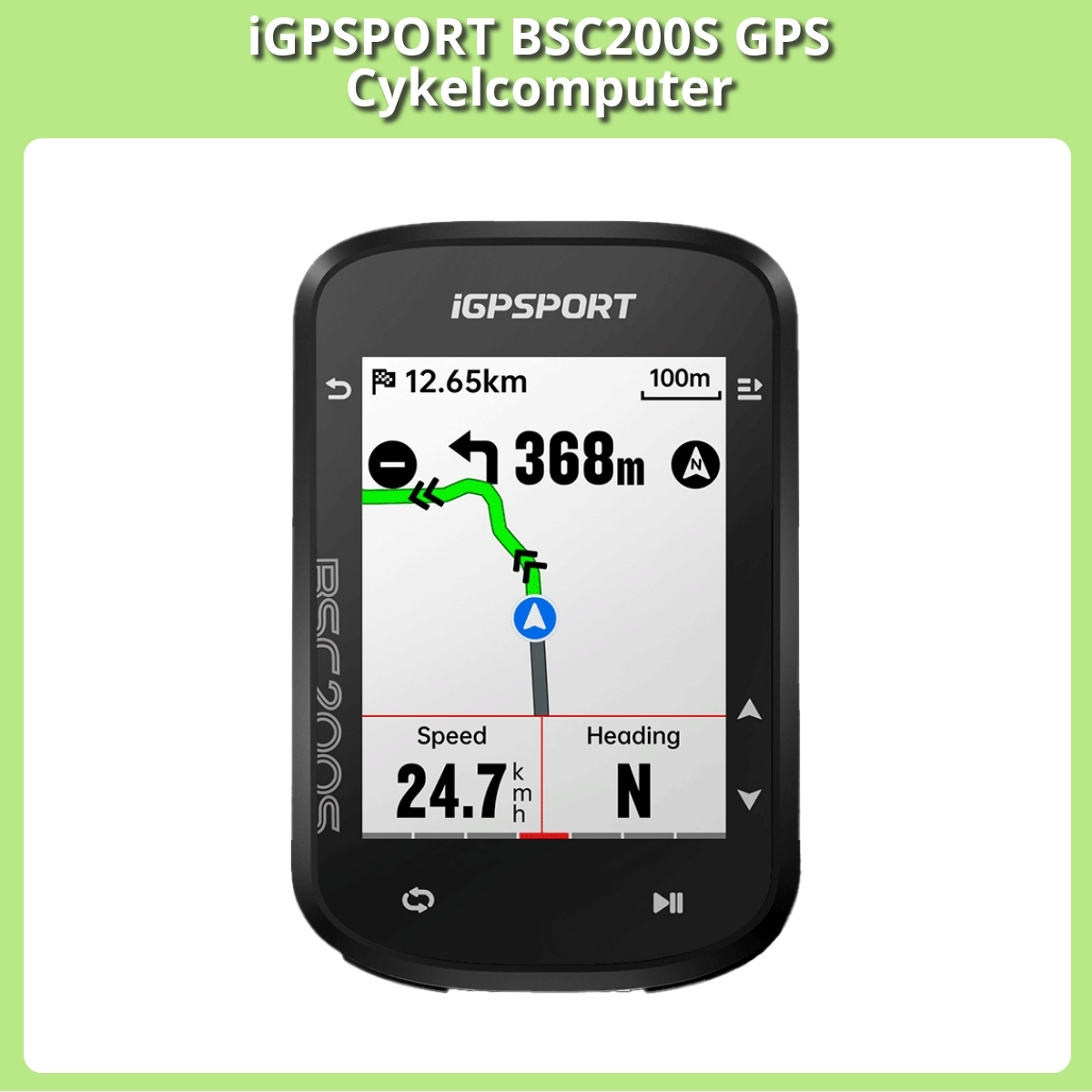 Anmeldelse af iGPSPORT BSC200S GPS Cykelcomputer