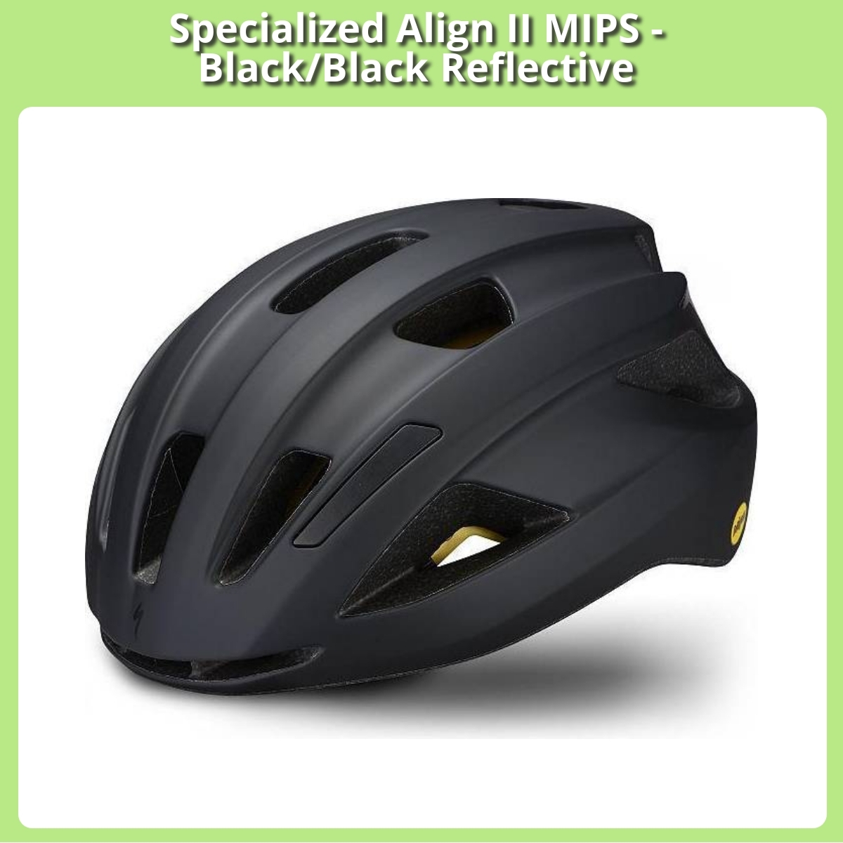 Anmeldelse af Specialized Align II MIPS - Black/Black Reflective