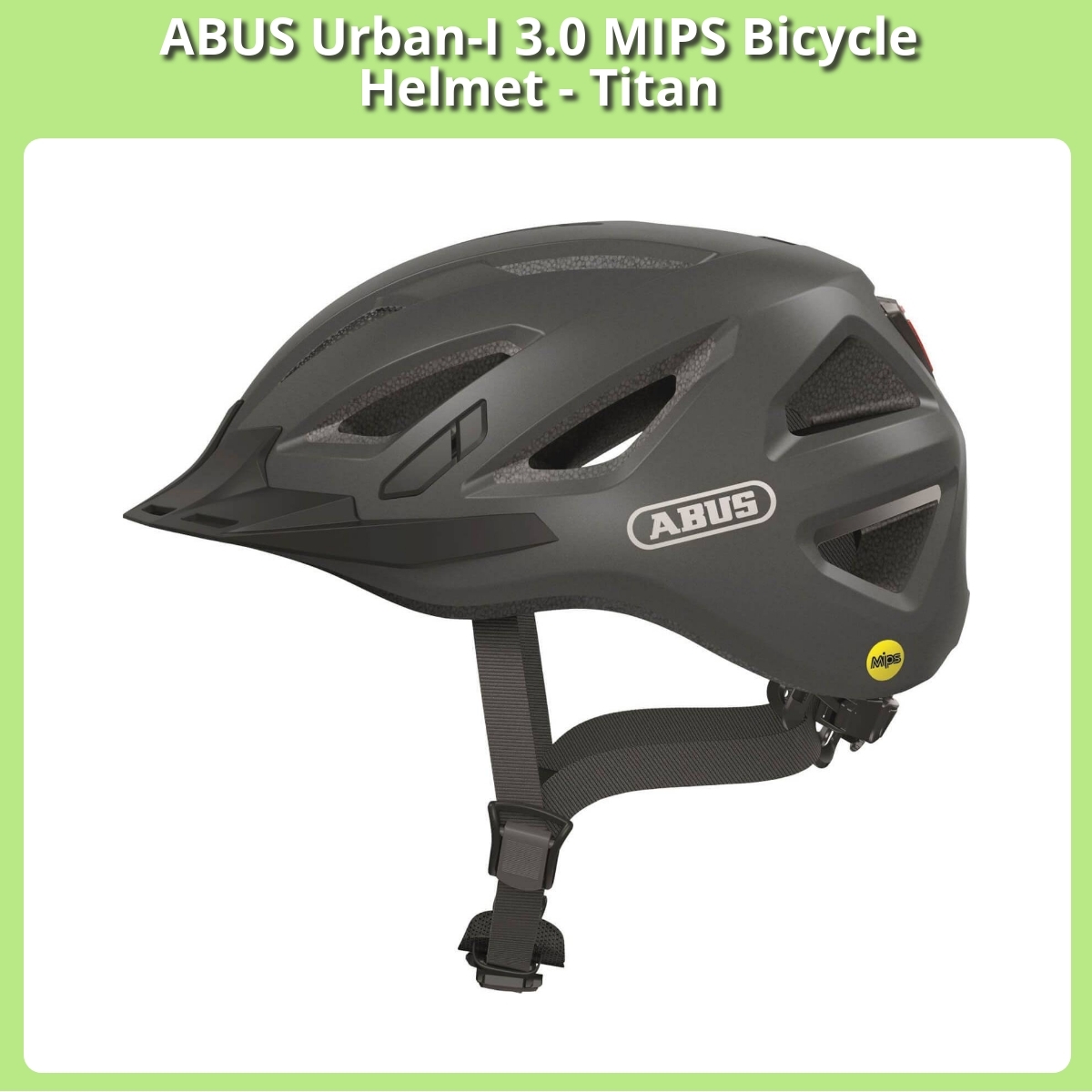 Anmeldelse af ABUS Urban-I 3.0 MIPS Bicycle Helmet - Titan