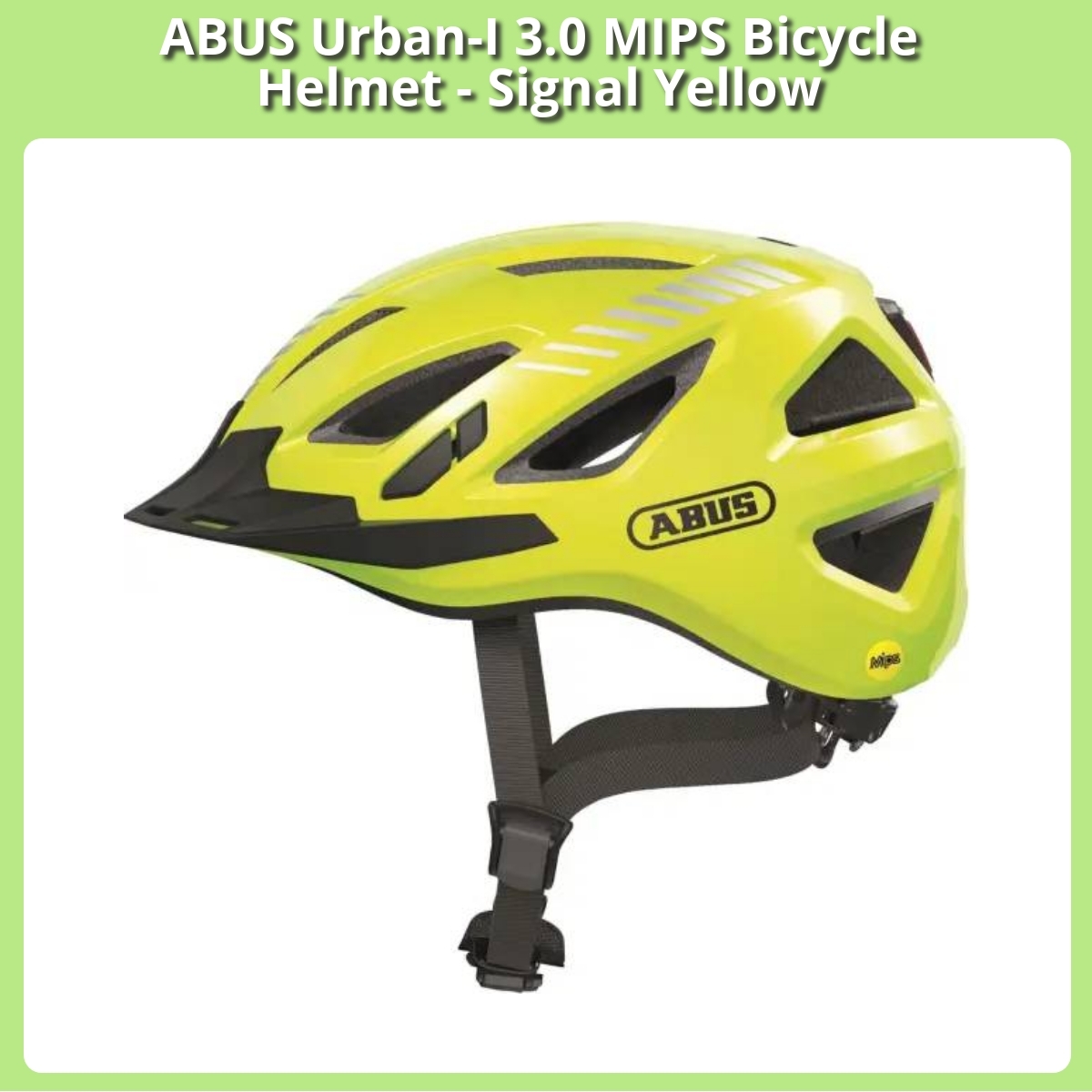 Anmeldelse af ABUS Urban-I 3.0 MIPS Bicycle Helmet - Signal Yellow