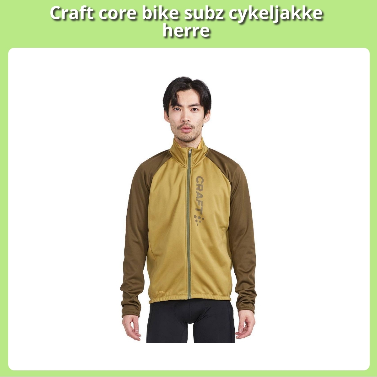 Anmeldelse af Craft core bike subz cykeljakke herre