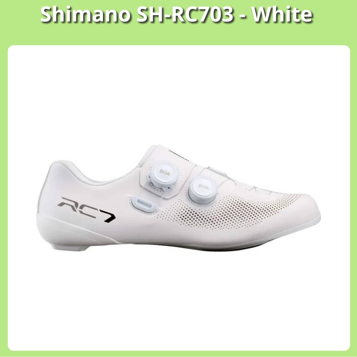 Anmeldelse af Shimano SH-RC703 - White