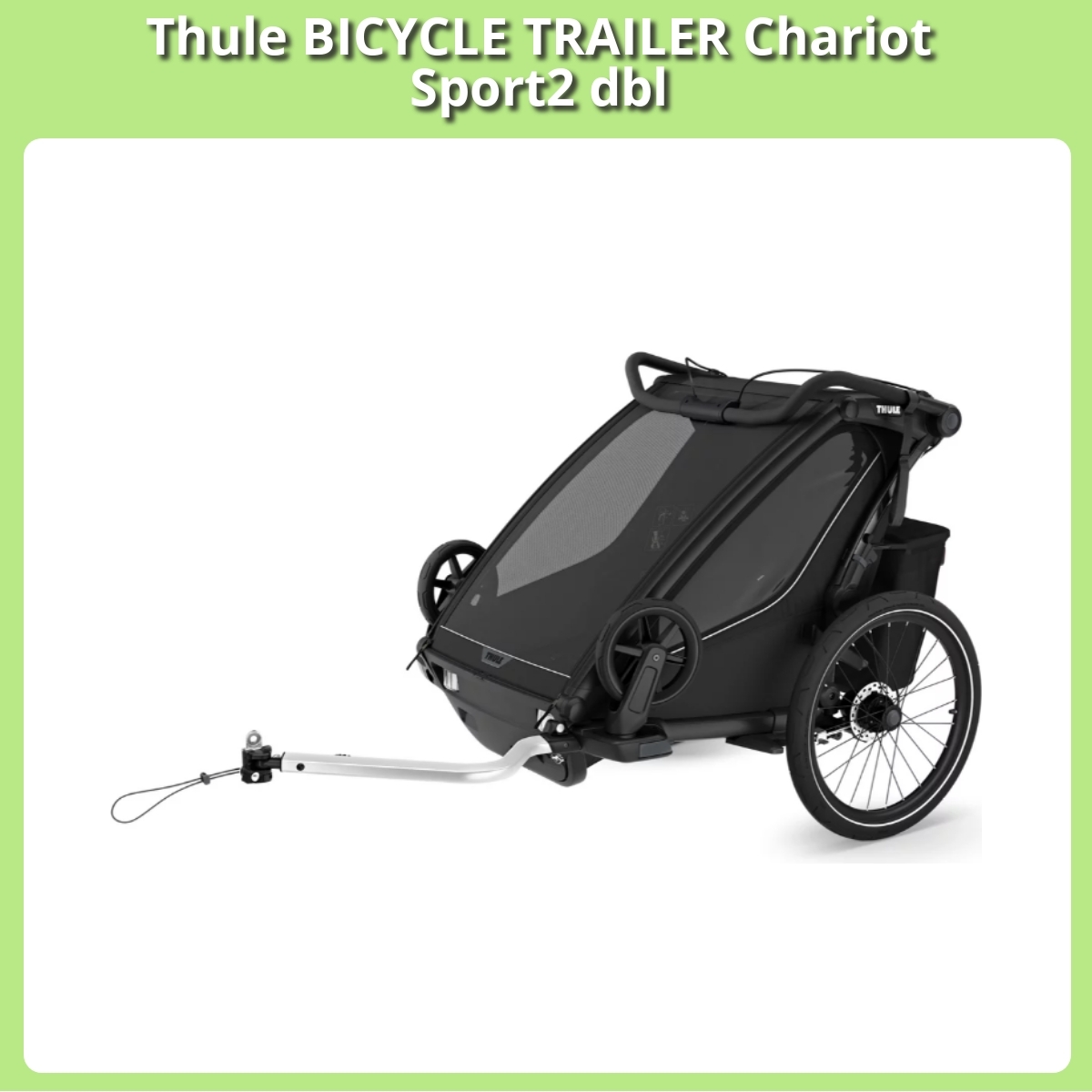 Anmeldelse af Thule BICYCLE TRAILER Chariot Sport2 dbl