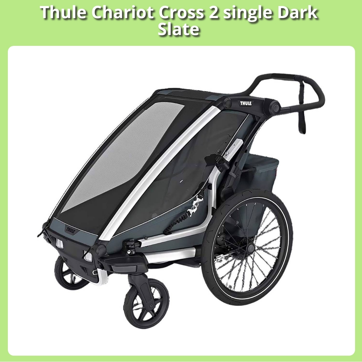 Anmeldelse af Thule Chariot Cross 2 single Dark Slate
