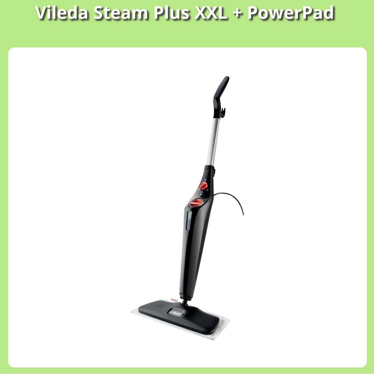 Anmeldelse af Vileda Steam Plus XXL + PowerPad