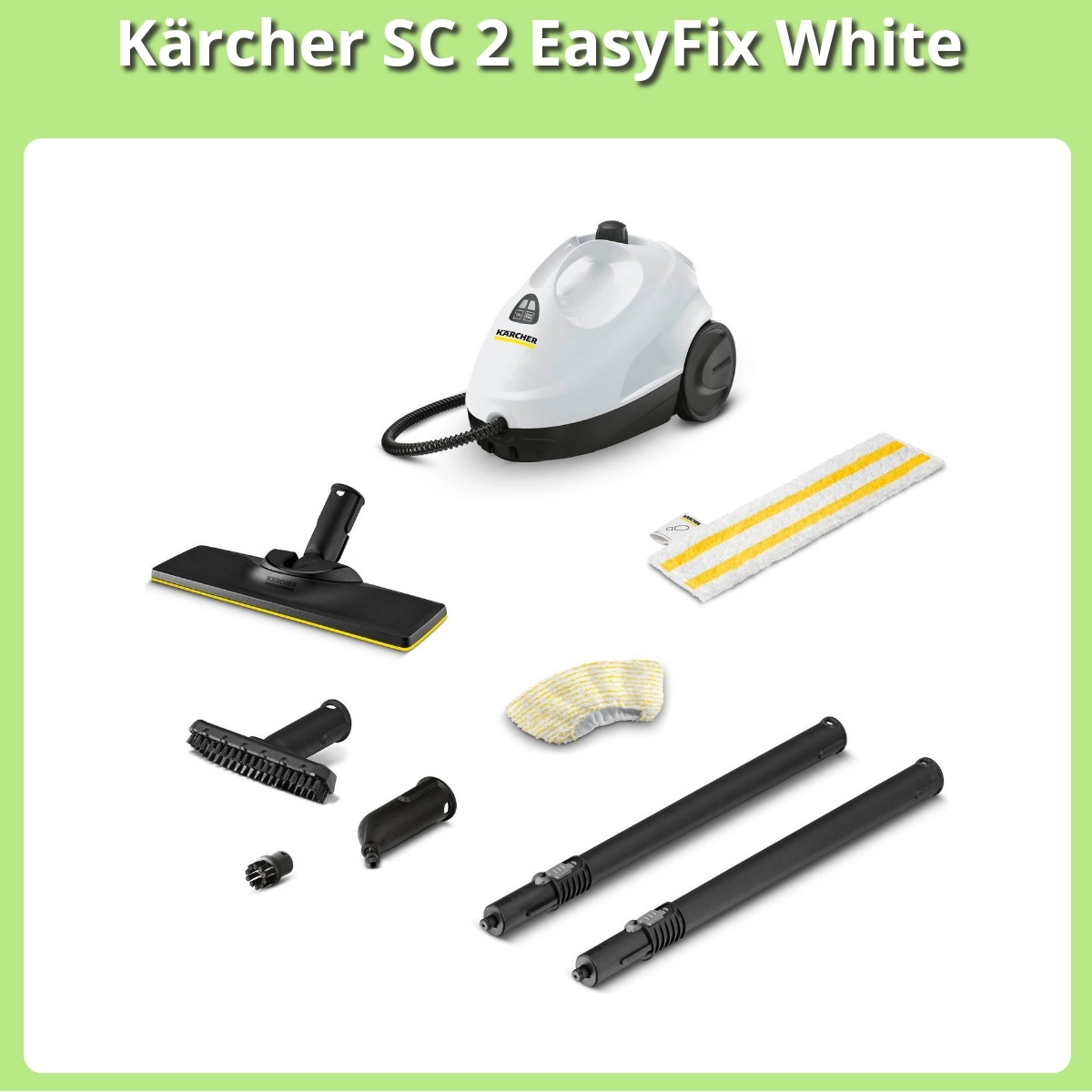 Anmeldelse af Kärcher SC 2 EasyFix White