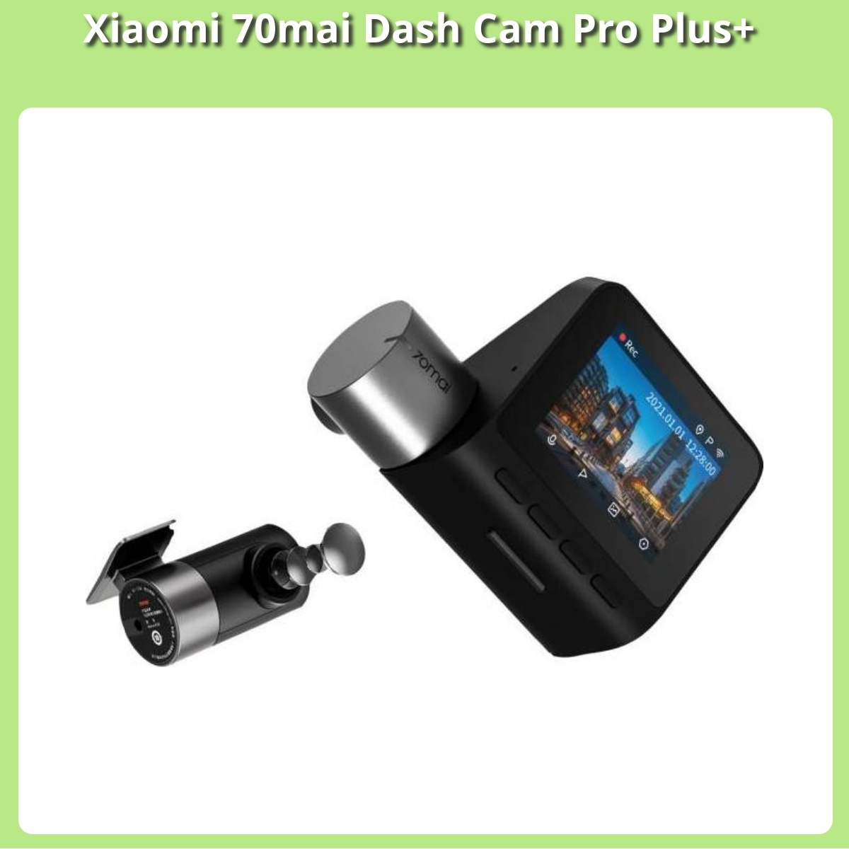Anmeldelse af Xiaomi 70mai Dash Cam Pro Plus+